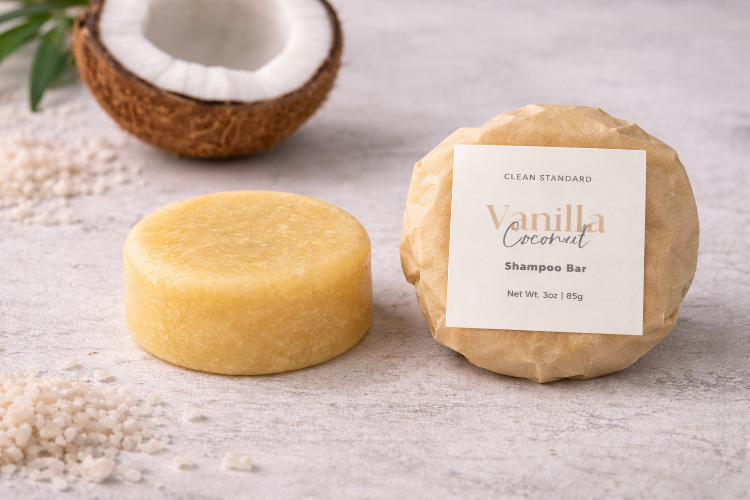 Vanilla Coconut Shampoo Bar