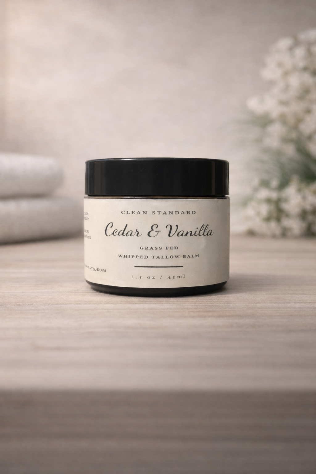 Cedar & Vanilla Whipped Tallow Balm